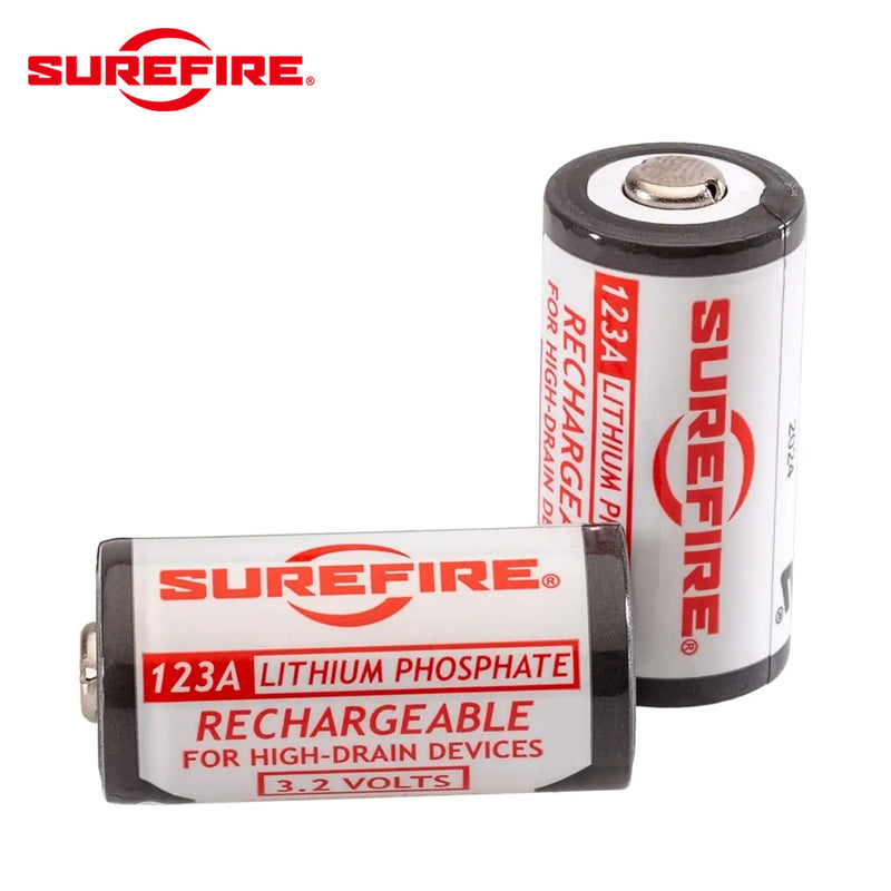 123A RECHARGEABLE BATTERIES - Lithium Iron Phosphate Rechargeable Batteries & Charger