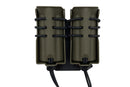 <transcy>Evolution Double Pistol Magazine Pouch MOLLE Mount</transcy>