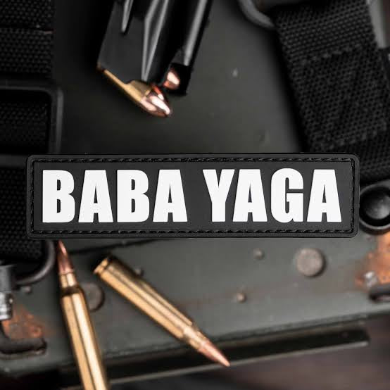 Baba Yaga Name Tape PVC Morale Patch