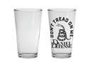 【取寄】DANIEL DEFENSE® DON'T TREAD ON ME PINT GLASS