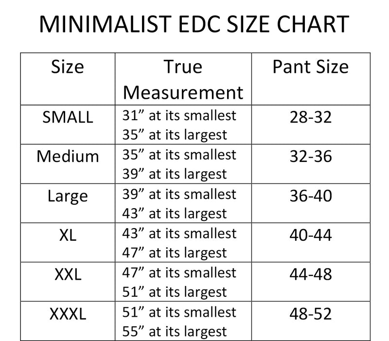【取寄】Minimalist EDC Belt